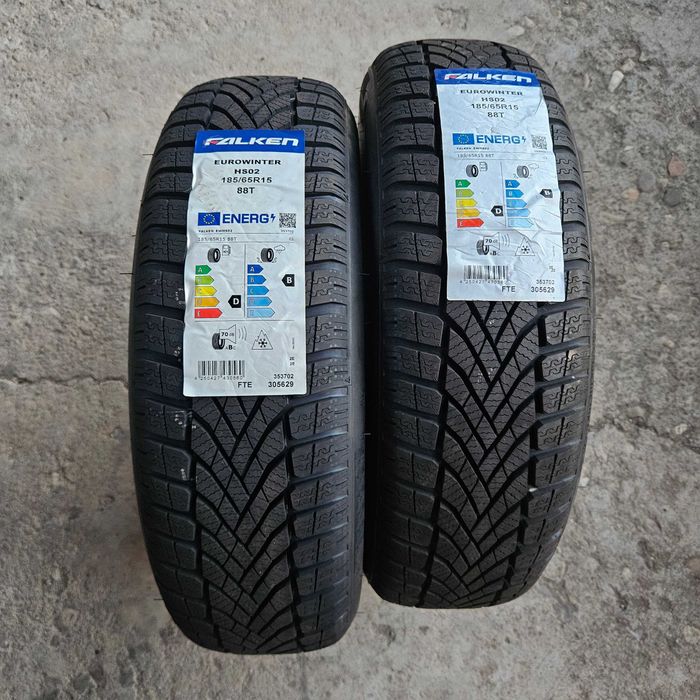 2 Нови зимни гуми 185/65R15 Falken EuroWinter HS02 88T M+S 3PMFS