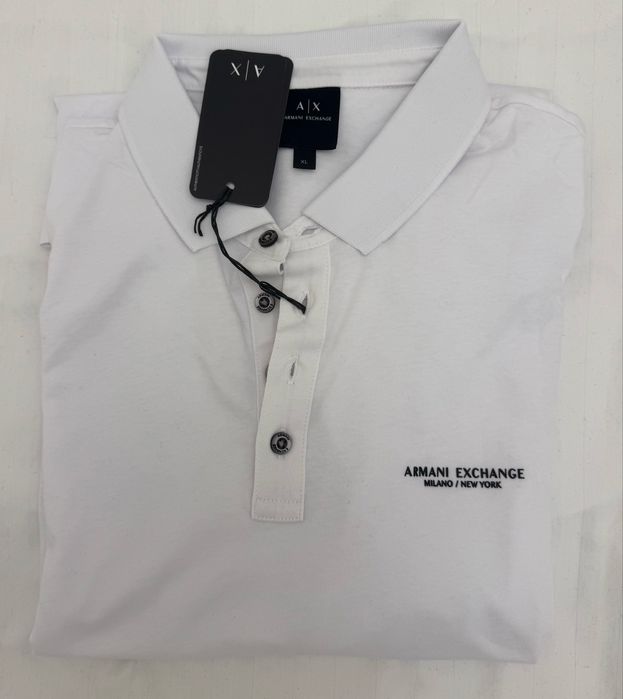 Armani exchange тениска с яка