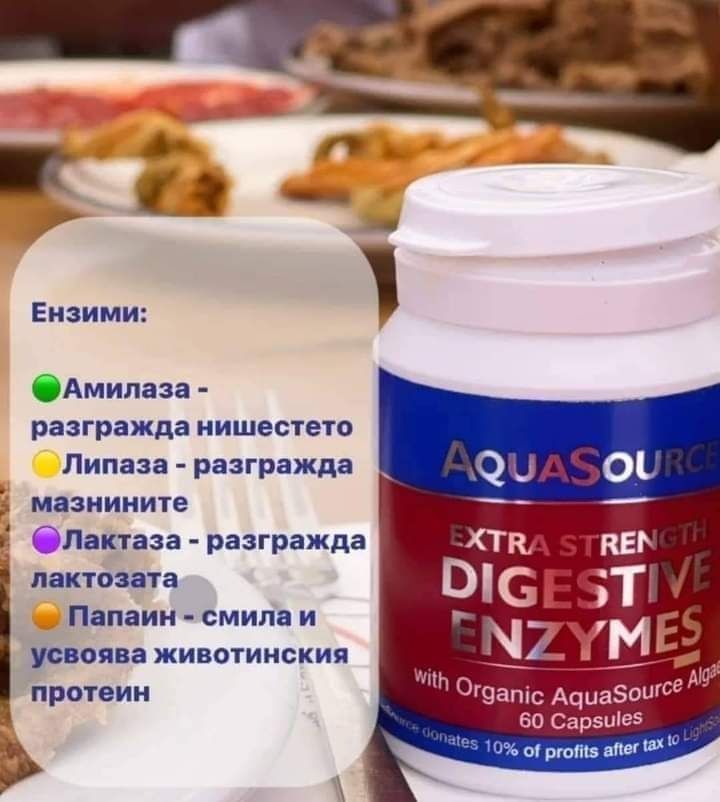 AquaSourse Аквасорс храносмилателни ензими