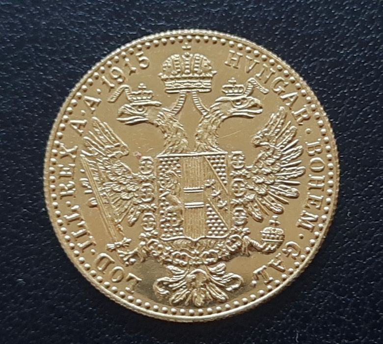 Monedă aur 1 ducat 1915