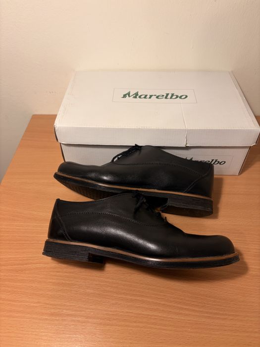 Pantofi casual cu siret din piele naturala 36