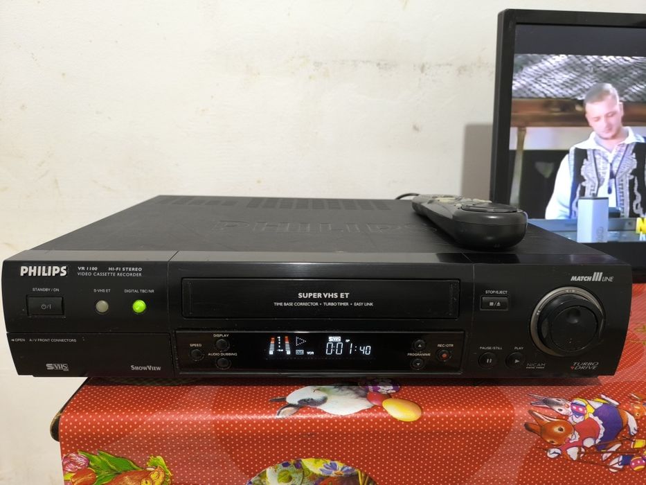 Videorecorder Philips VR 1100 (TBC,3DNR) S-VHS ET.