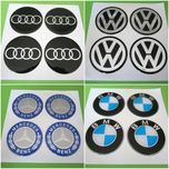 Стикери за Капачки за Джанти за Тасове Силиконови VW BMW AUDI MERCEDES