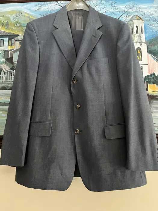 Мъжки Костюм Hugo Boss Вълна Сив Размер 54 EUR 3 копчета 05287910