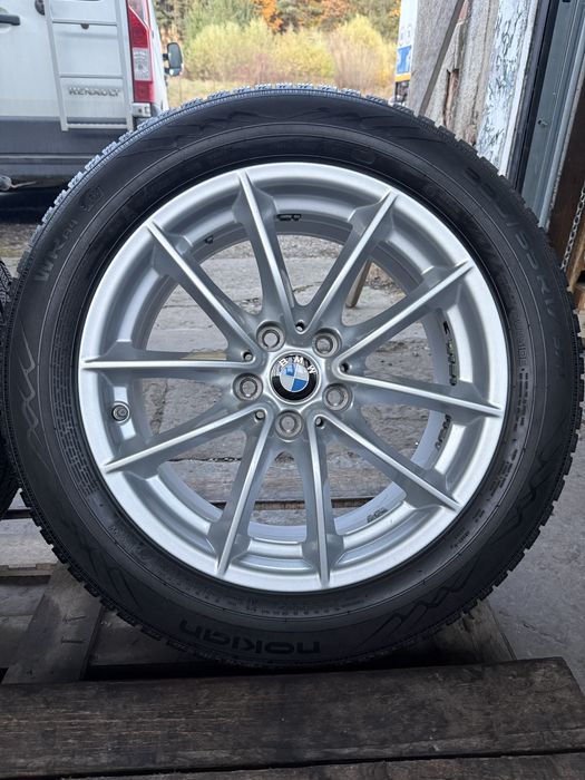 Jante BMW style 618 seria 5 cu anvelope iarna 225/55 R17 NOKIAN