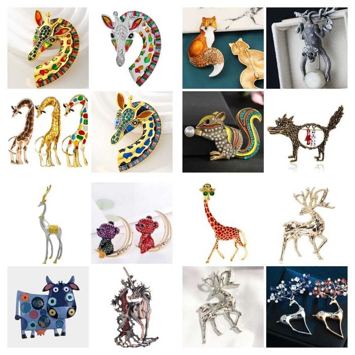 Брошь/значок из коллекции  "Разные Животные"