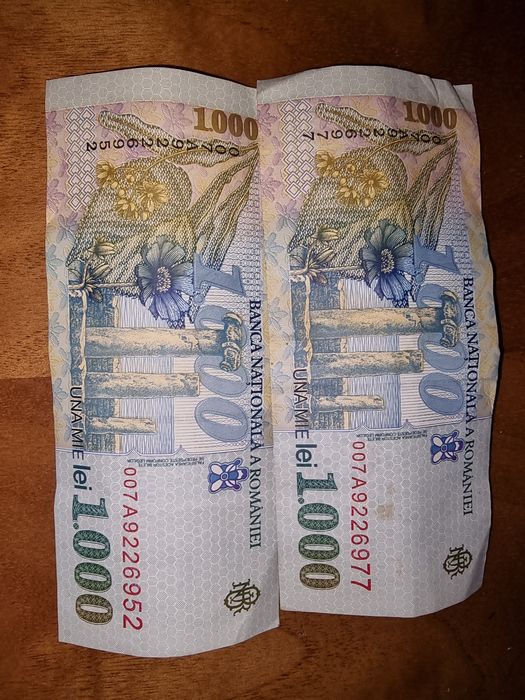 Bacnote 1000  lei