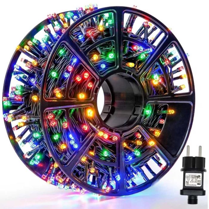 Instalatie de Craciun rola, 100m, Exterior & Interior, Multicolor