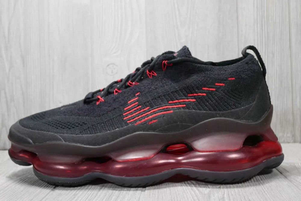 Обувки NIKE / Air Max / Scorpion Flyknit Black and Red 2022 + КУТИЯ