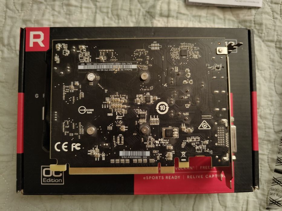 Видеокарта MSI RX 550 4GB