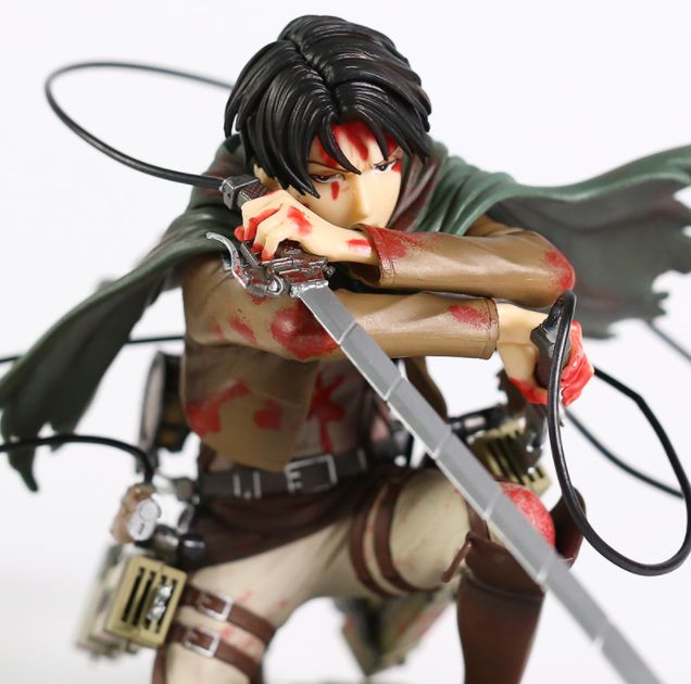 Figurina Attack on Titan Levi Ackerman Anime 15 cm