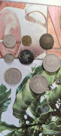 Lot monede vechi argint cupru și plumb