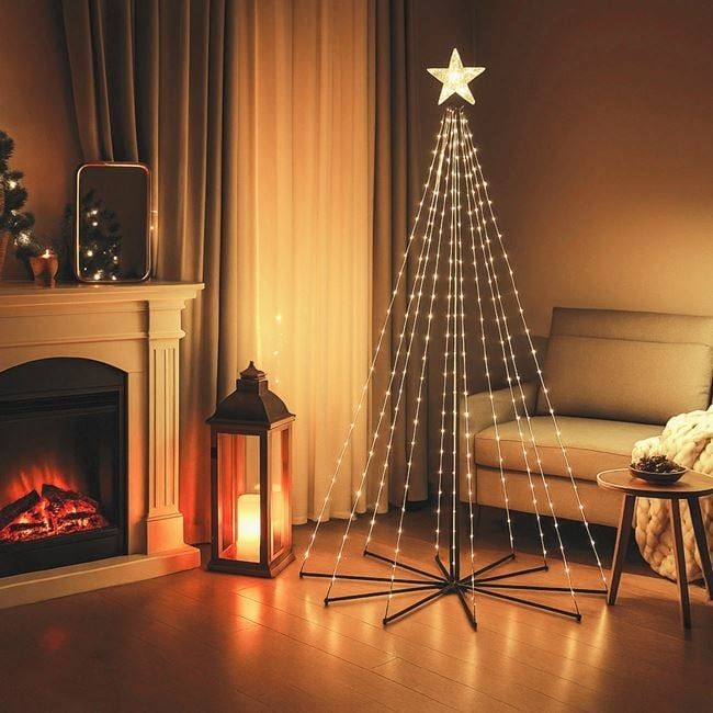 LED светеща елха с програми