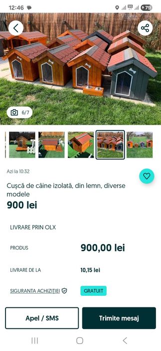 De vânzare cușcă câini
