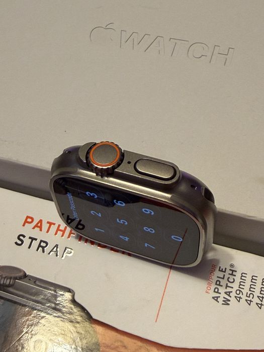 Apple Watch Ultra 49mm Titanium (Orange Alpine Loop M)