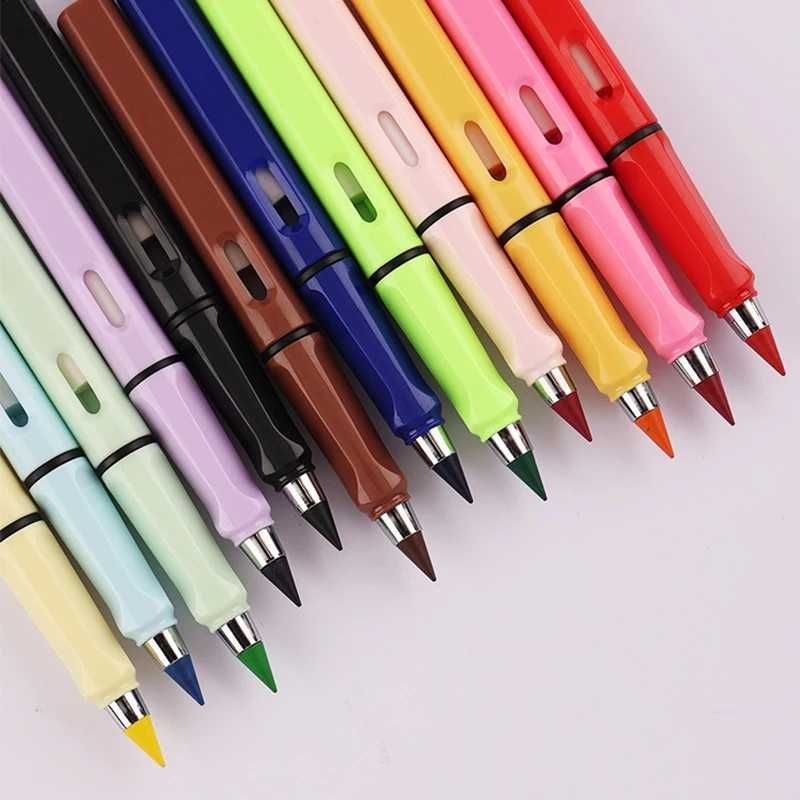 Set 6 creioane eterne. 6 radiere+12 vârfuri incluse. Nu se rup/tocesc.