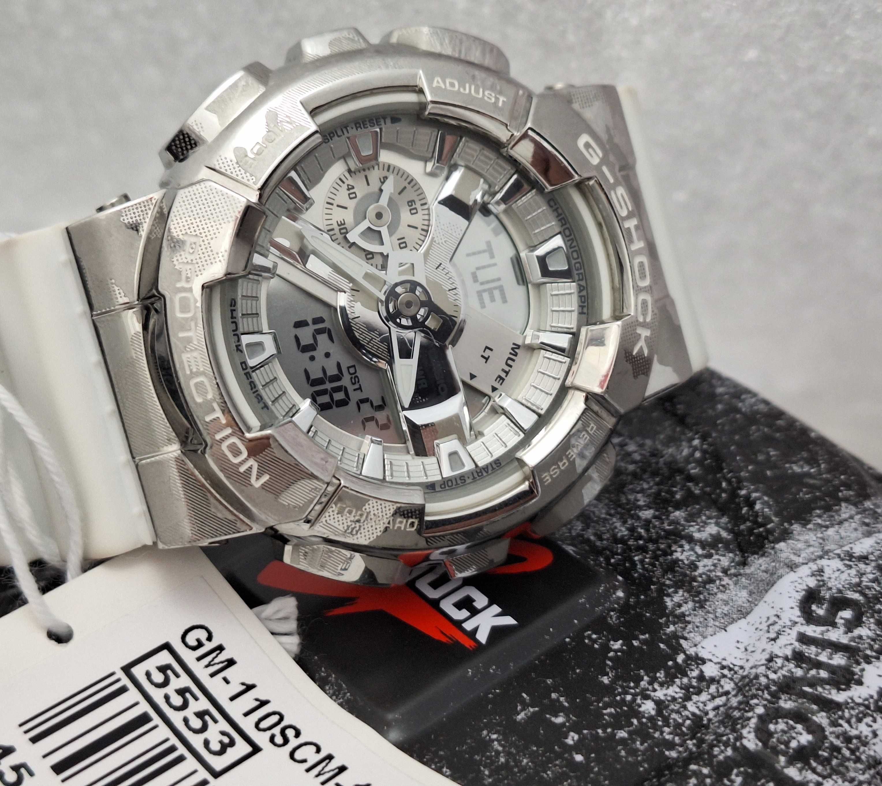 Перфектен! Часовник Casio G-Shock GM-110SCM-1AER УНИСЕКС!