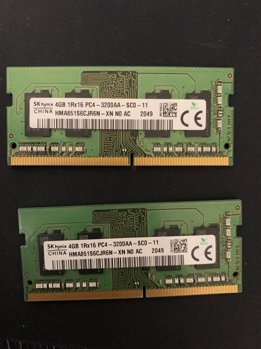 SK hynix 2x4GB DDR4 3200mhz