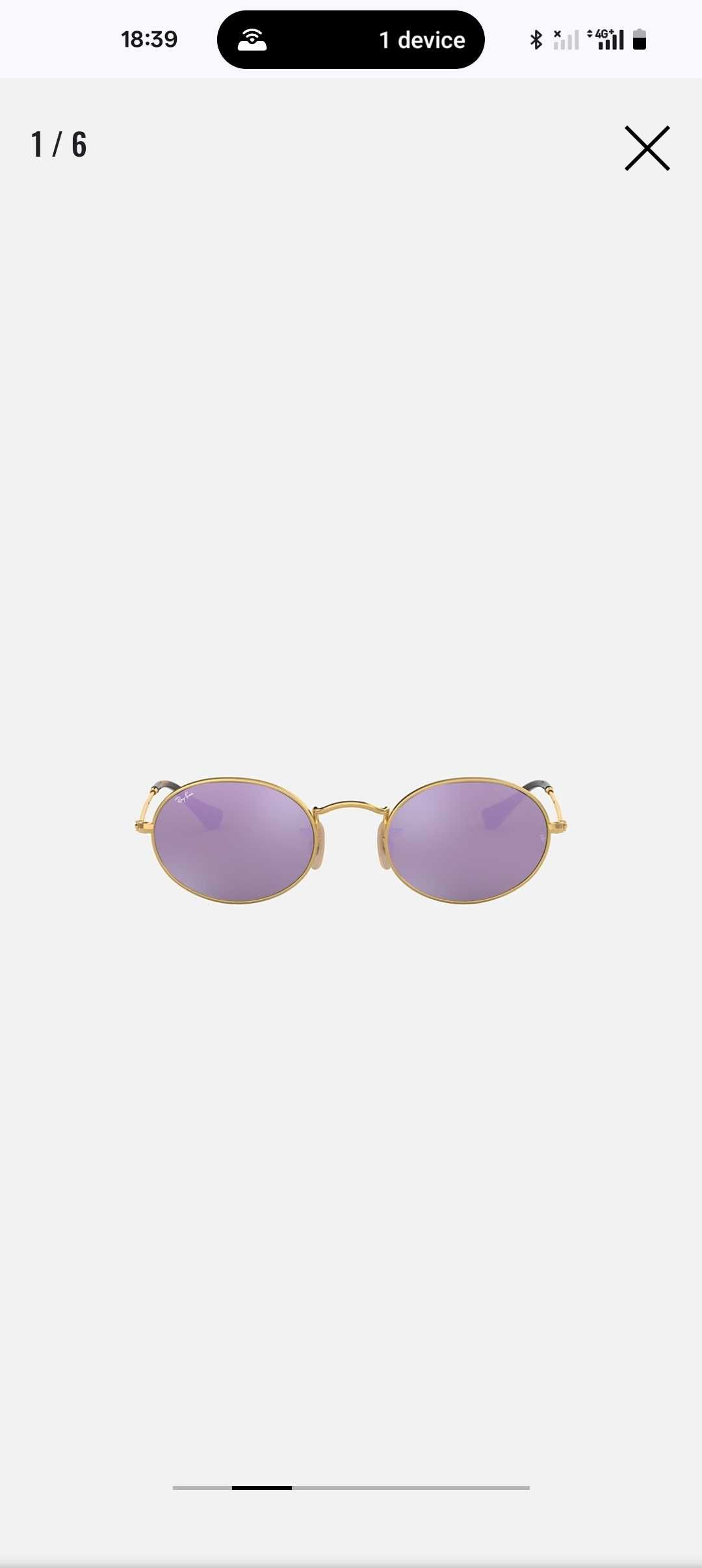 Солнцезащитные очки Rayban RB 3547-N 001