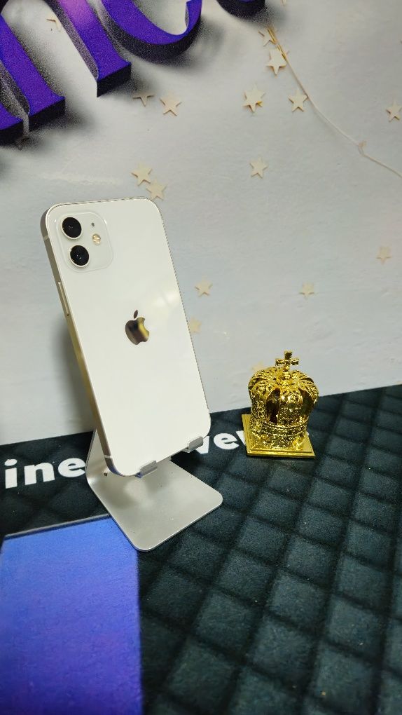 iPhone 12 White 64GB Baterie 100%.Preṭ fix! NOU