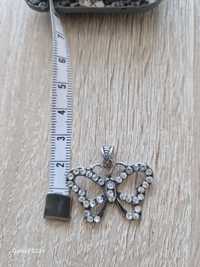Pandantiv fluture din argint 925