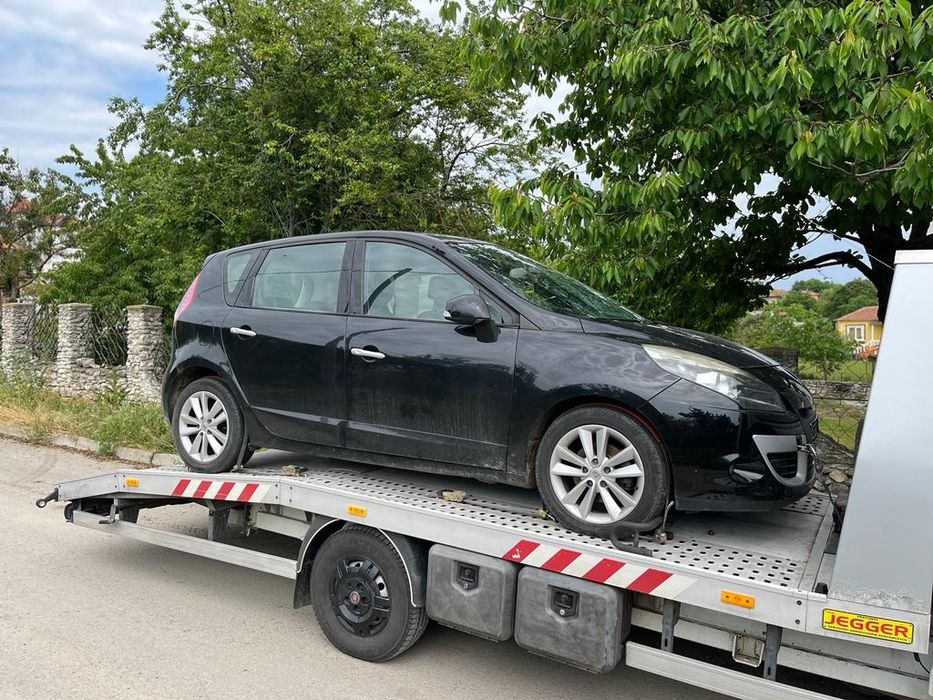 Renault Scenic Мотор Автоматична Кутия Броня Фар Стоп Салон Компресор