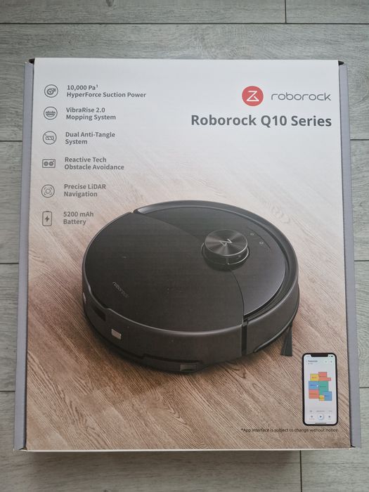 Roborock Q10 S5 Aspirator robot cu mop, aspirație HyperForce 10000Pa,