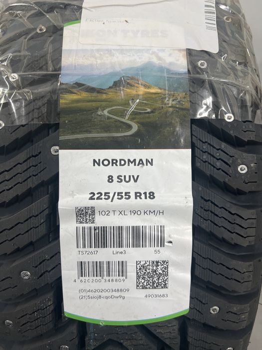 Nokian Ikon Tyres Nordman 8 SUV 225/55 R18 102T
