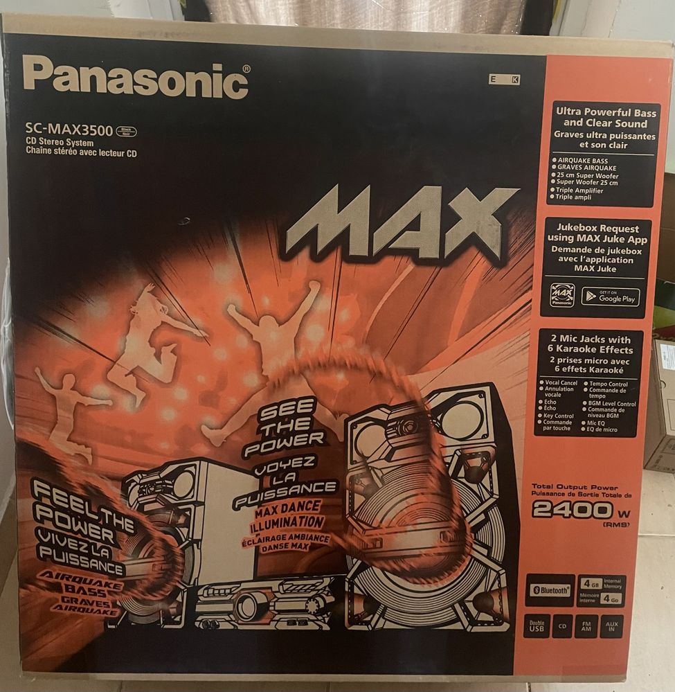 Panasonic Sc-Max 3500 2400W