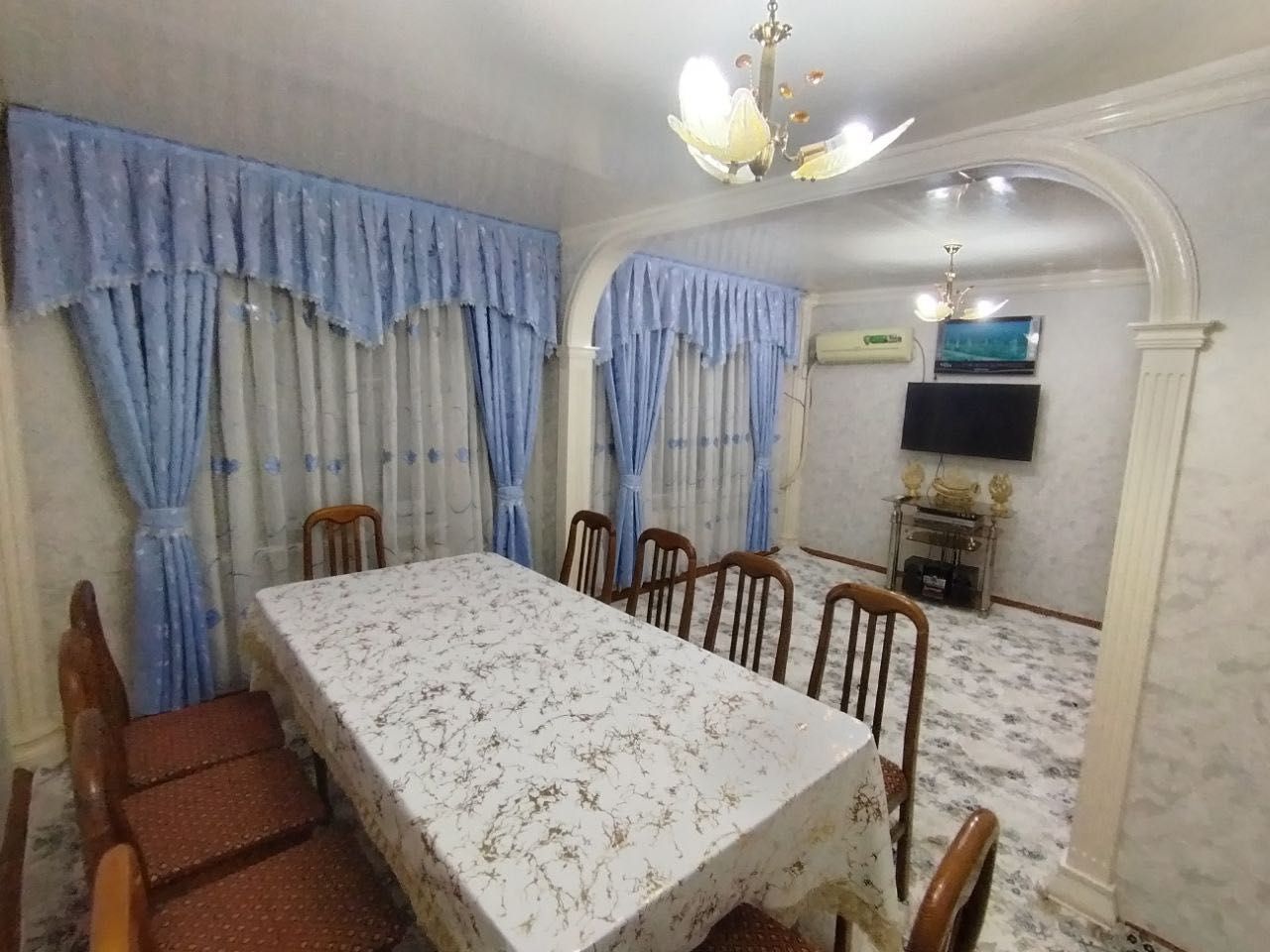 Сдам 3 ком квартиру на третьем этаже в микрорайоне с новой мебелью