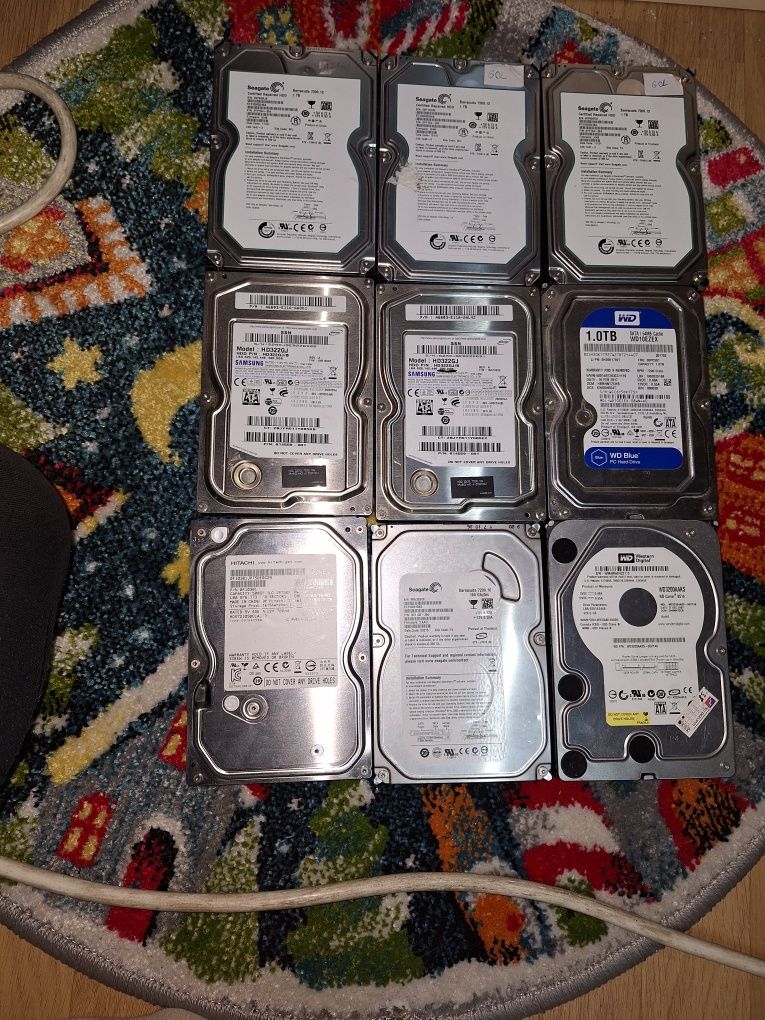 Vand Hardiskuri HDD diferite capacitati 1TB 320gb 160gb