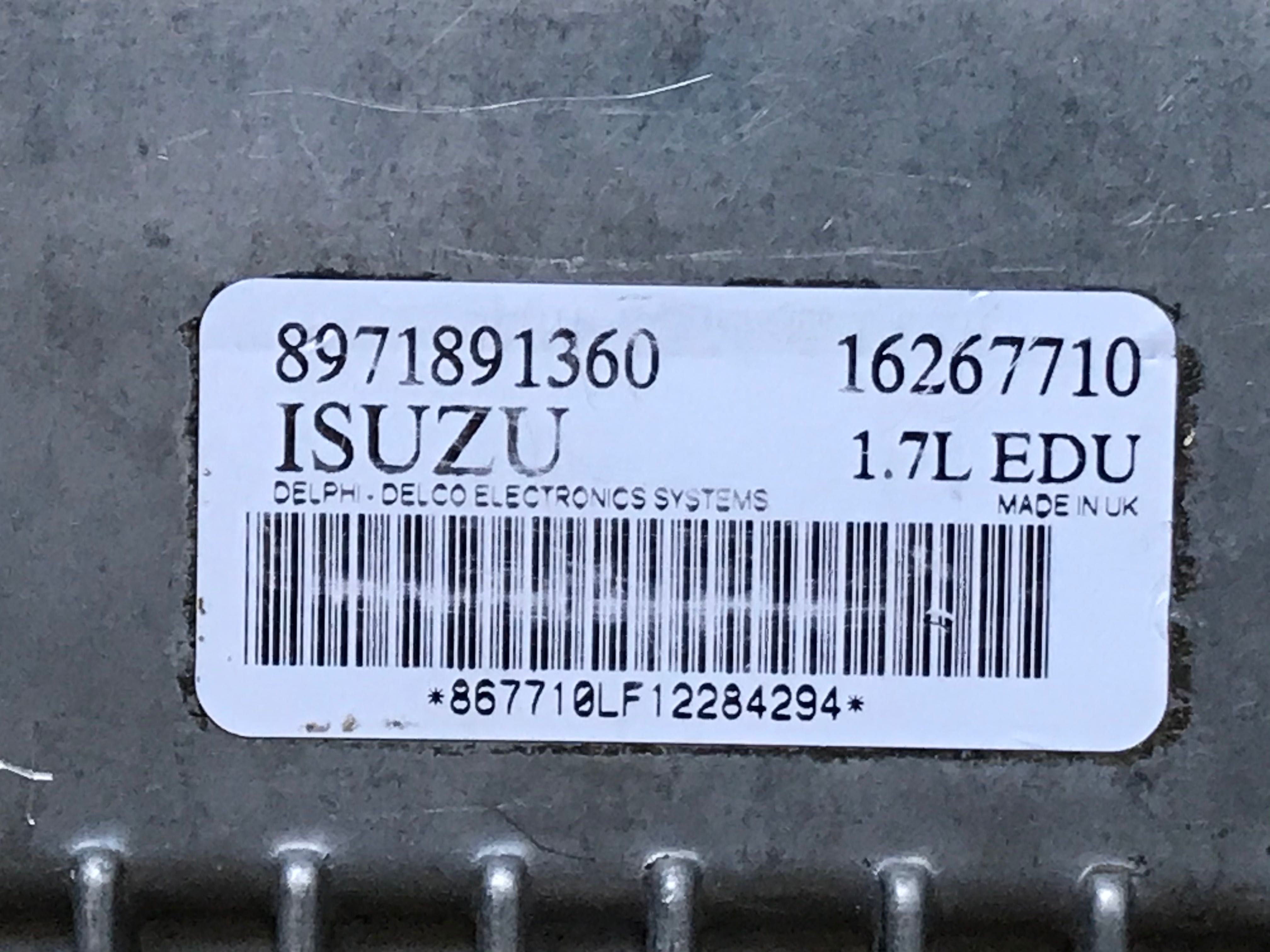 Компютър за помпата на Y17DT Опел 1.7 ISUZU или ремонт на вашия.