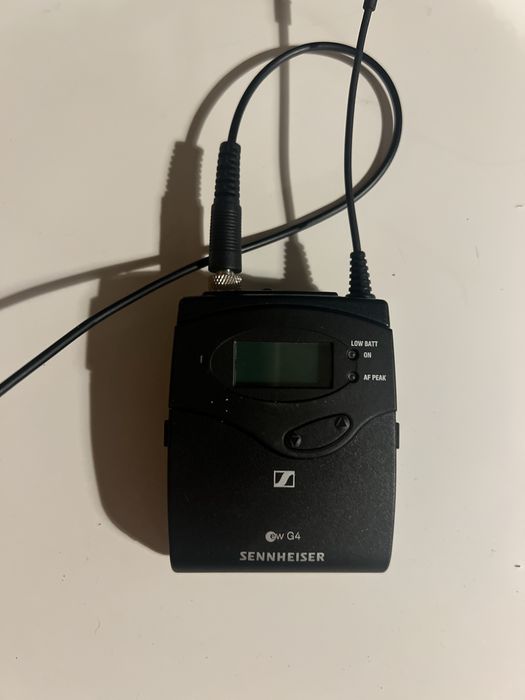 Lavaliera Sennheiser SK 100 G4 + Receiver Senheisser EM 100 G4