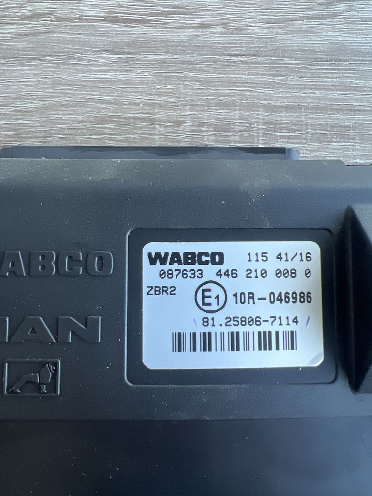 Calculator Wabco ZBR 2 Man euro 6 81.25806-7114