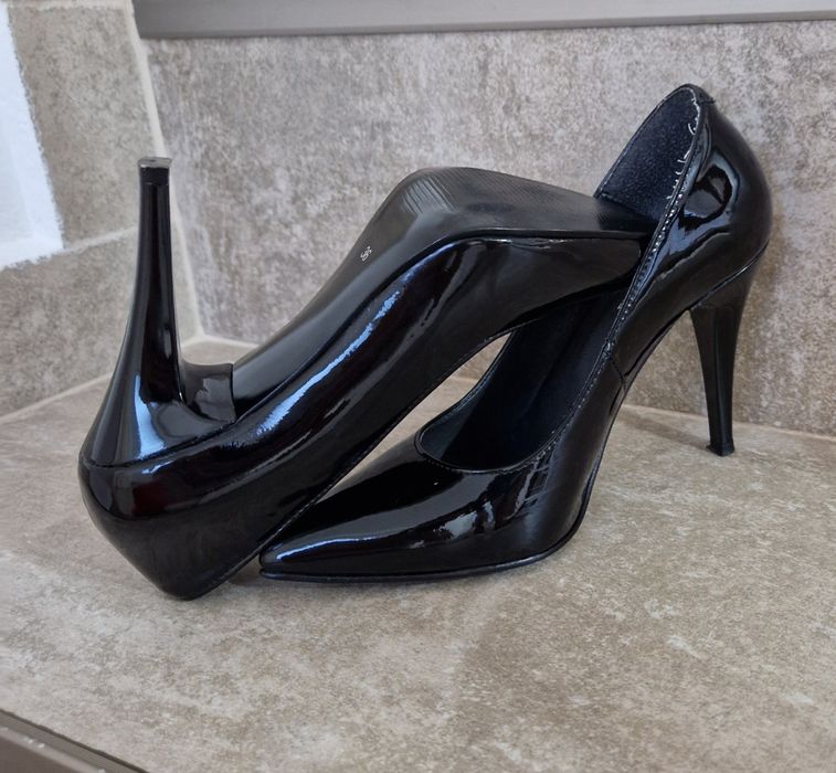 Pantofi dama, stiletto, negri