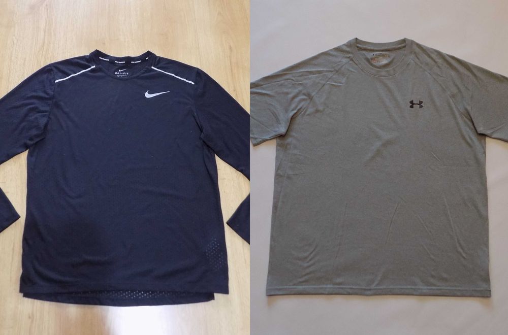 Тениска nike/under armour потник блуза оригинал спорт фитнес мъжка M/L