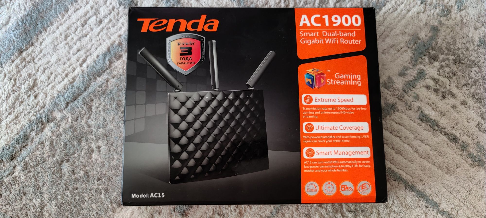 Роутер WiFi Tenda AC15
