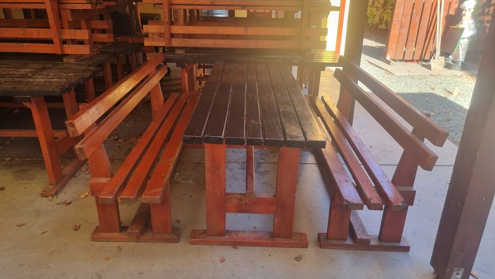 Mese și bănci pentru terasă