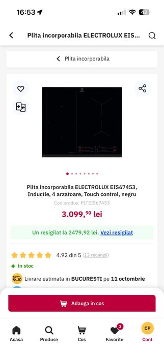 Vand electrocasnice, toate incorporabile: plita,cuptor, hota, masina d