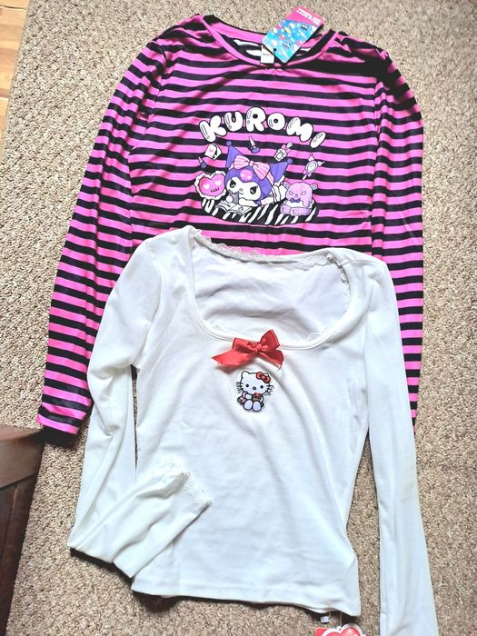 Lot bluze cu etichetă sanrio hello kitty si kuromi bluze noi