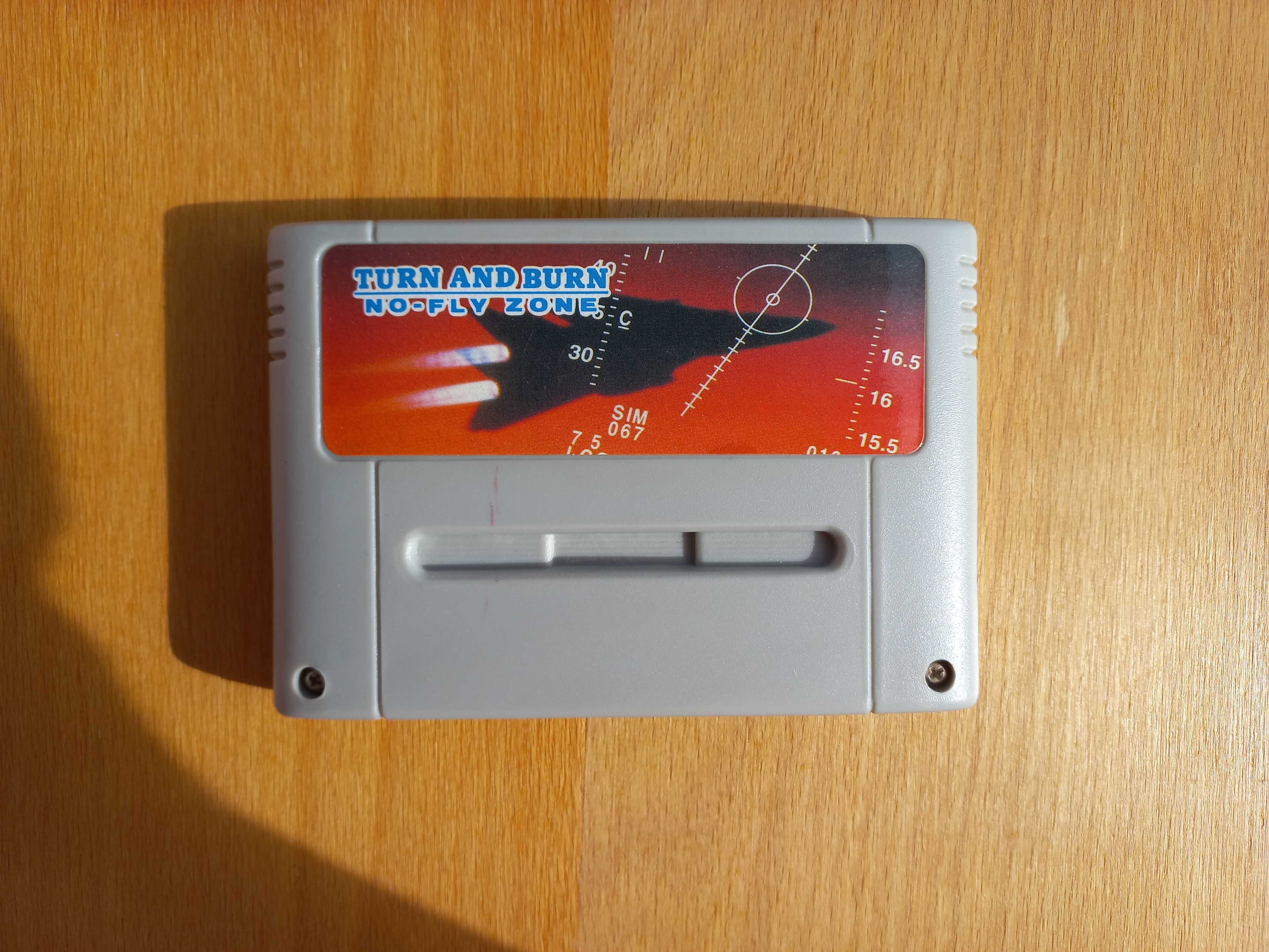 Caseta joc Turn and Burn: No-fly Zone, Nintendo SNES, PAL