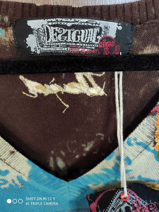 Desigual нова с етикет блуза с принц и принцеса