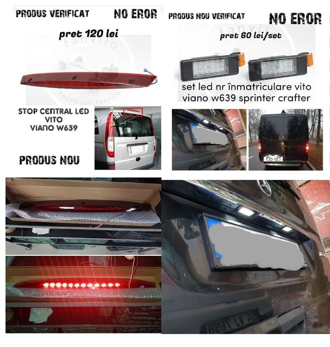 Husa cheie piele mercedes vito viano w639  sprinter a b c e class