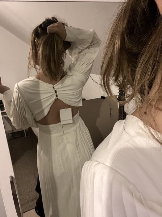 Rochie cununie civila/botez alba