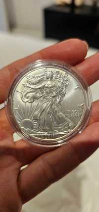 Сребърна Колекционерска монета долар USA One Fine Silver Dollar 2011г.