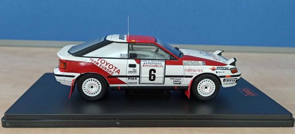 Macheta Toyota Celica GT-FOUR Acropolis Rally 1990 - IXO 1/24 Raliu