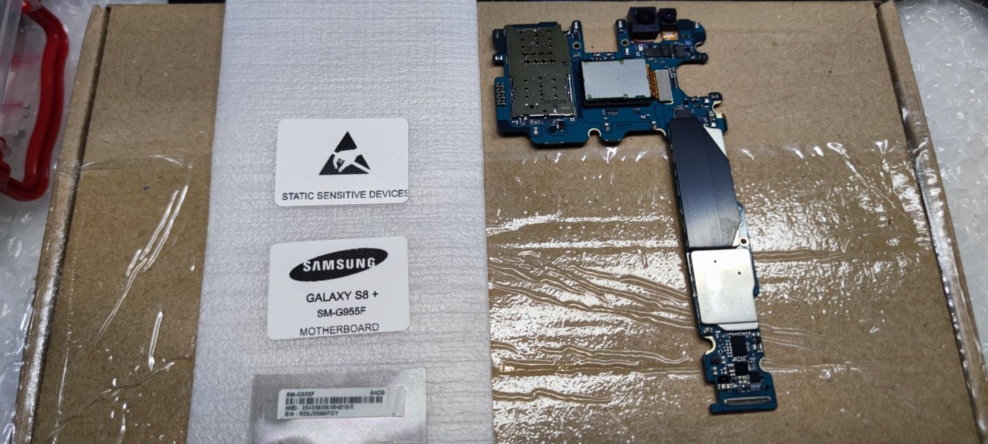 Placa de baza Samsung S8 plus completa