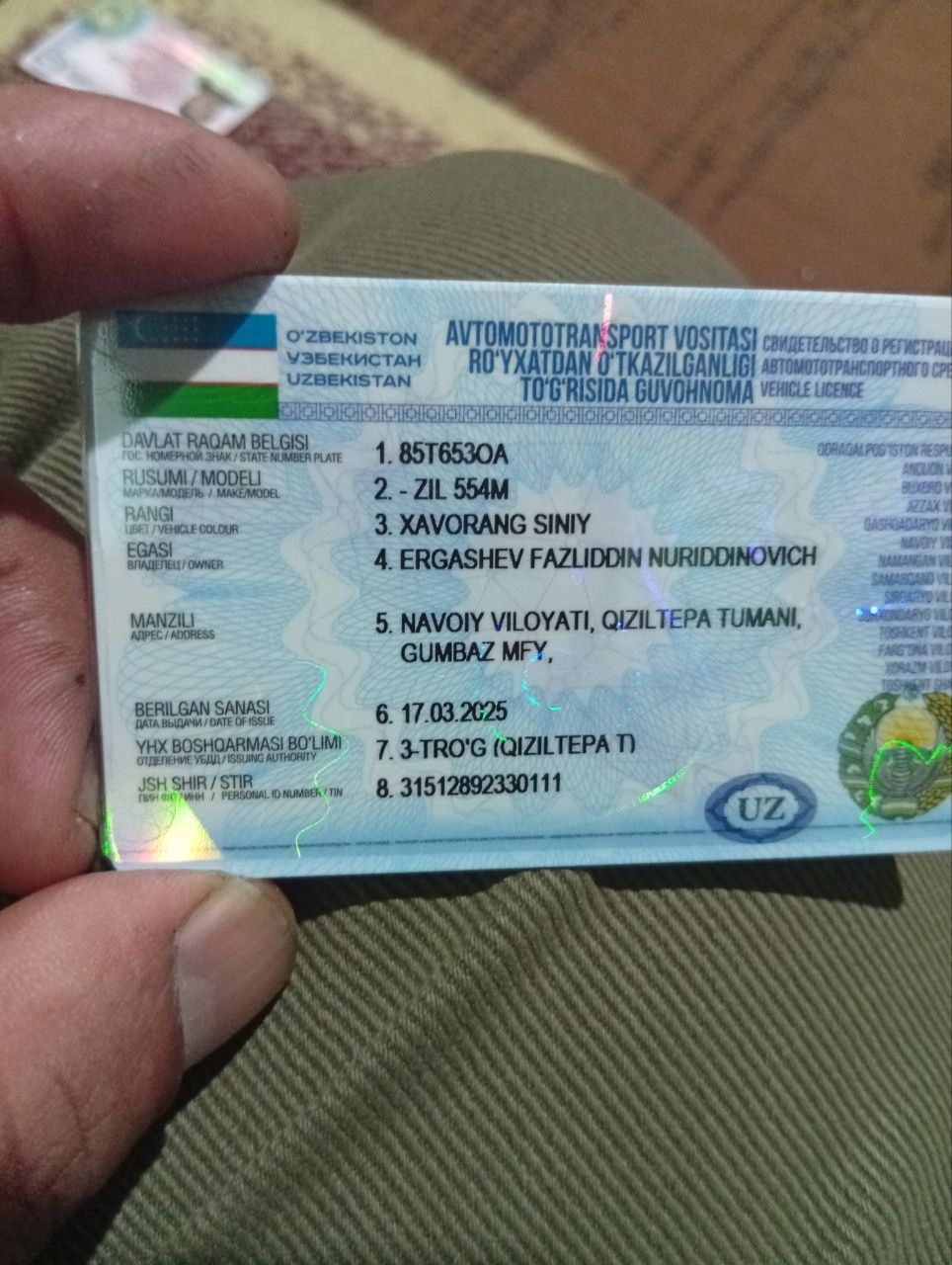 ZIL SAMASVAL salarkada
