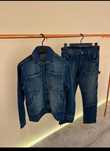 Compleu Louis Vuitton Workwear Carpenter jacheta si blugi