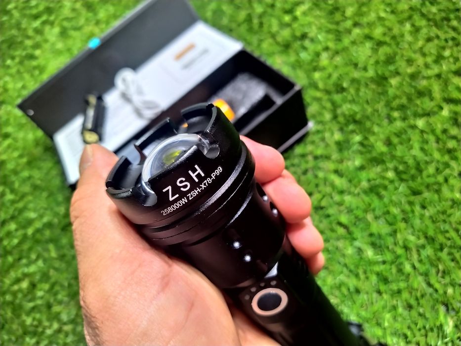 Lanterna cu Led XHP99 cu 9 nuclee,  Pescuit,  Vanatoare,  Camping